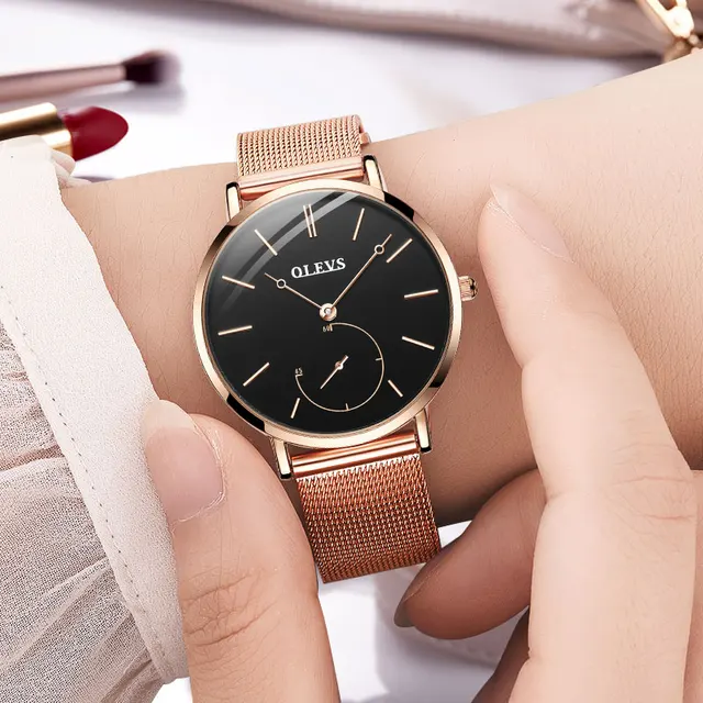 Reloj Mujer Fashion Wrist Quartz Watch Women Black Casual Ladies Dress Watches R Reloj Mujer Fashion Wrist Quartz Watch Women Black Casual Ladies Dress Watches R