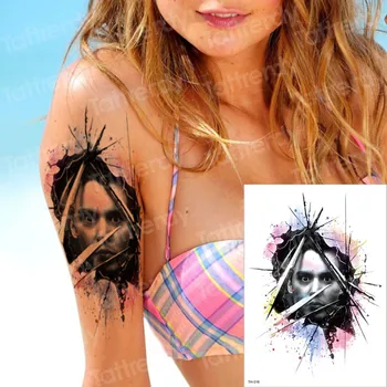 

temporary body tattoo sexy tatoo for woman tatto temporary tattoo body stickers halloween stickers face fake tattoos skull 3D