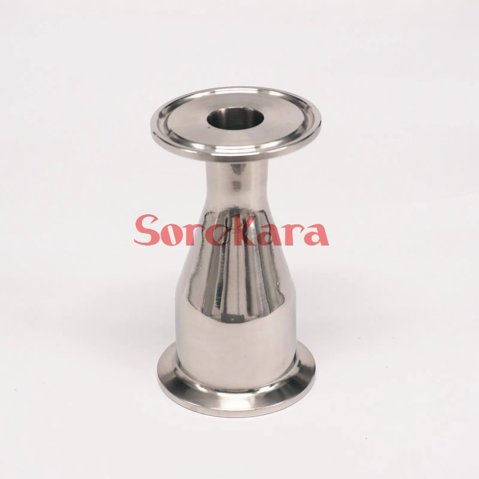 

38mm to 19mm Pipe OD 1.5" Tri Clamp SUS304 Sanitary Reducer Fitting Homewbrew