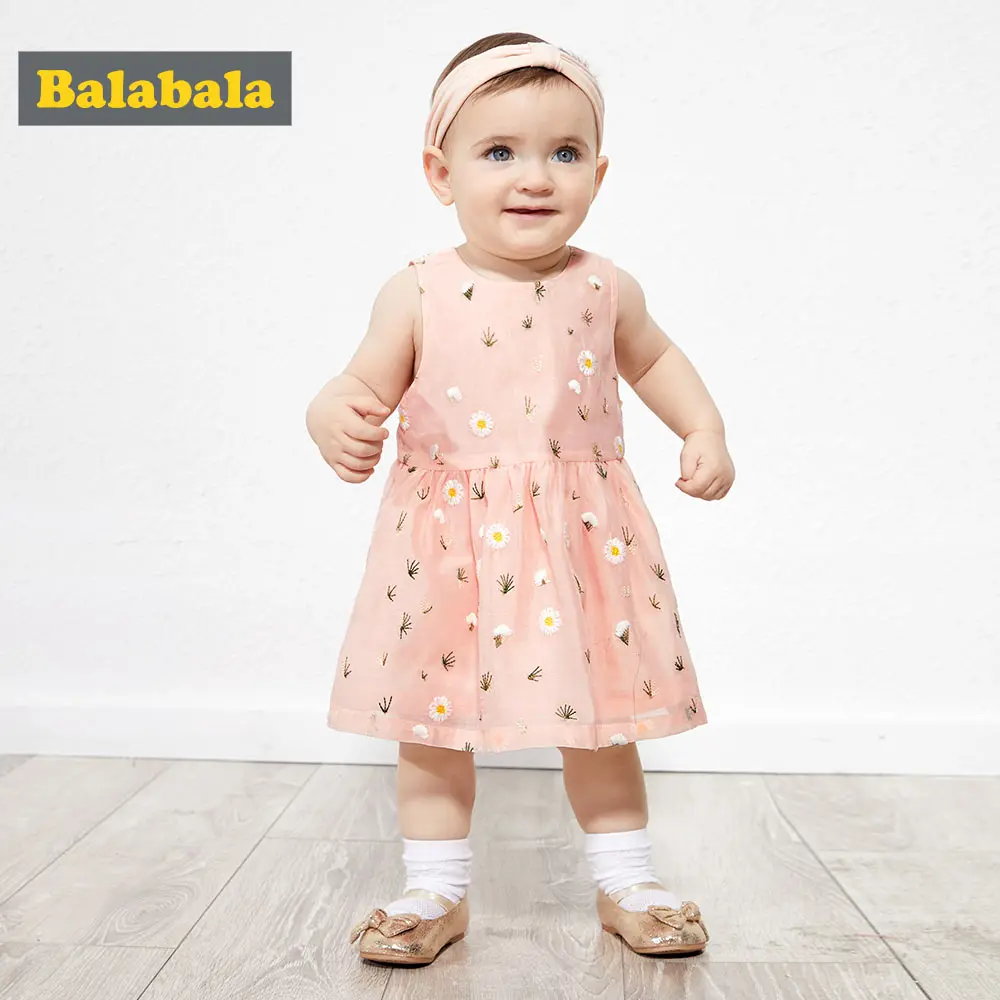 BalabalaChildren/Одежда для маленьких принцесс Платье девочек Милые модные платья с
