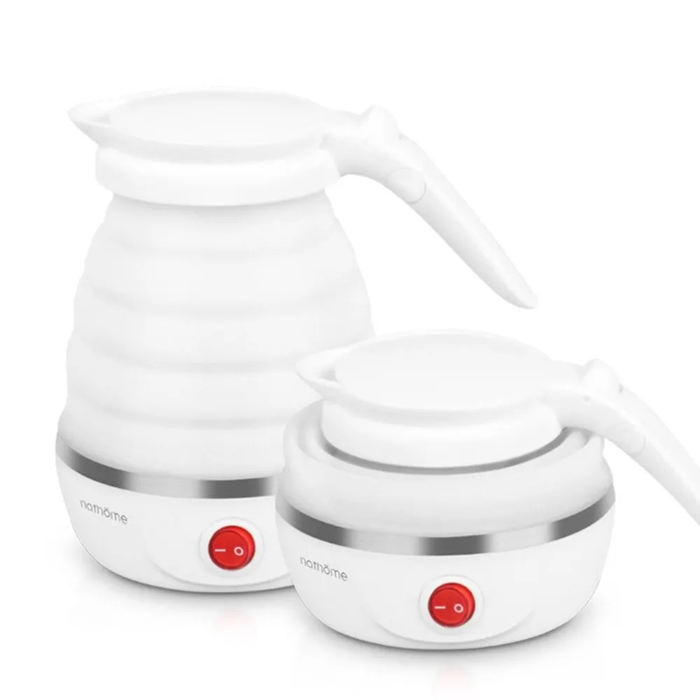 

Foldable 850W Electric Kettle Durable Silicone 0.6L Kettle Compact Size Water Boiler Electric Appliance For Home Travel Camping
