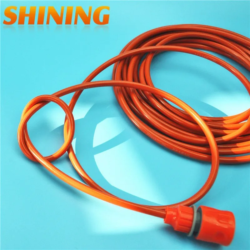 25 Feet 8m Orange PU Car Washing Garden Watering Hose Pipe With Quick Connector High Pressure Car Washer Pipeline Conduit 5*8mm high pressure washer hose