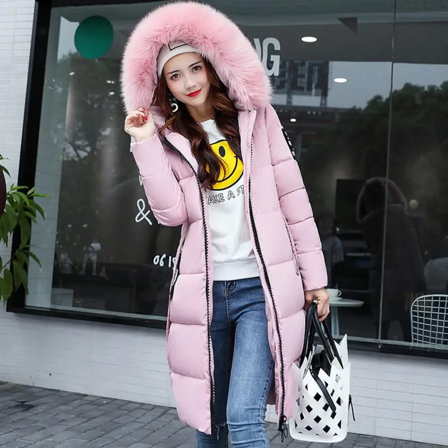 plus size 5XL Winter Jacket Women 2018 Middle Long Cotton