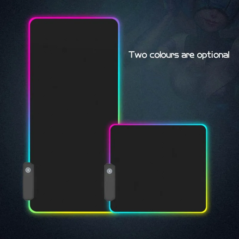 

RGB Colorful Illuminated Gaming Mouse Pad Keyboard Pads PU Non-slip Rubber Mat For Better Game Office Experience