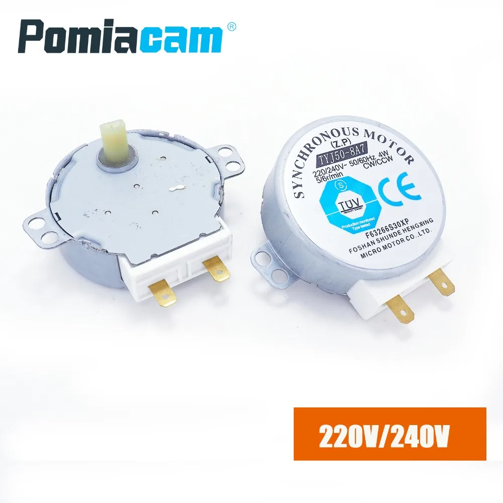 SM 16T 50/60Hz CW/CCW микроволновая печь мотор лотка AC30V 220V 240V 3W 4W 6RPM 17mm с синхронным