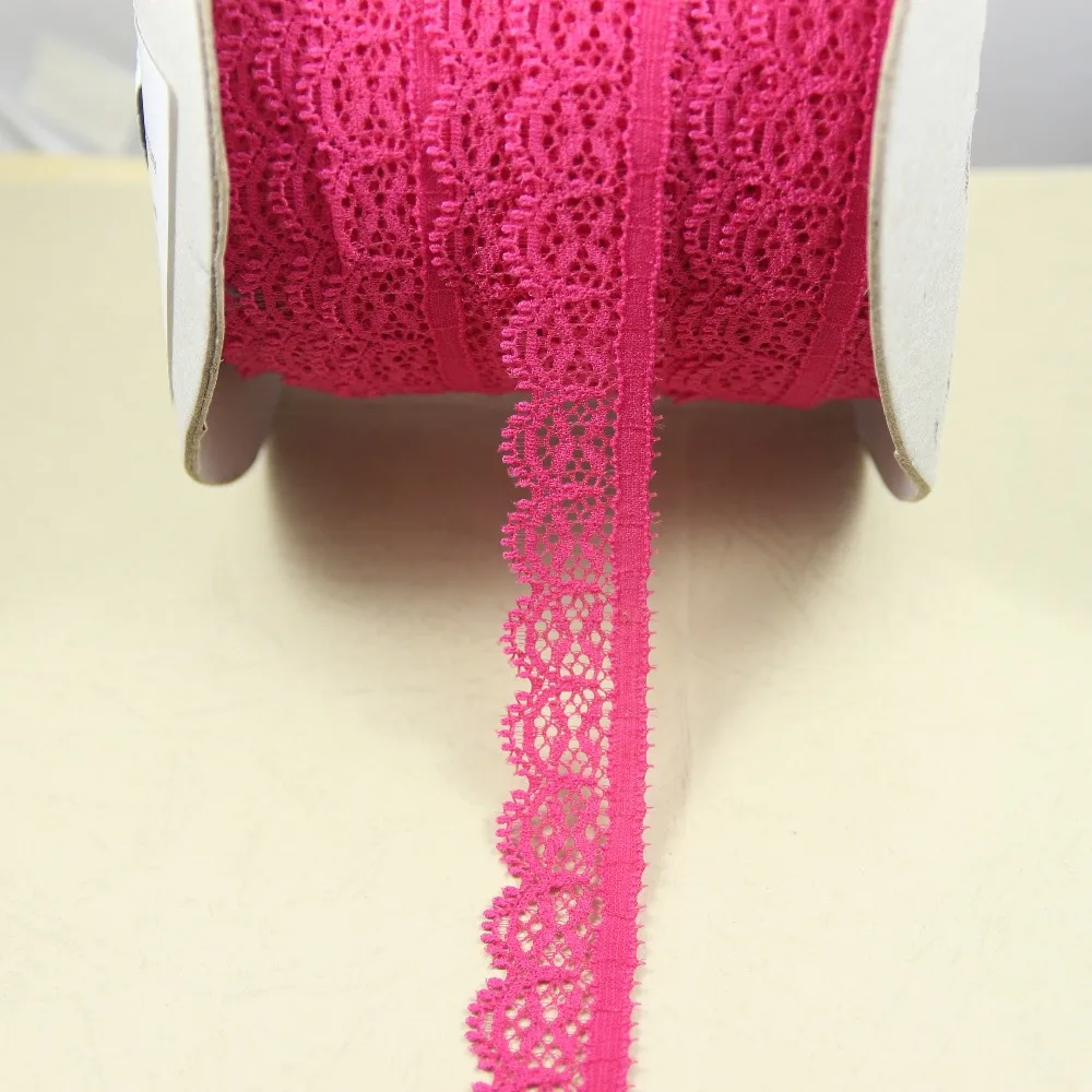 Elastic Stretch Lace trim sewing/garment accesories 10 yards/lot 18mm
