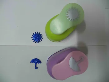 

2pcs(2.5cm) sun and umbrella shape craft punch set Punch Craft Scrapbooking school Paper Puncher eva hole punch free shipping