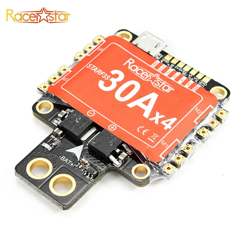 Racerstar StarF3S 30A BL_S 4 в 1 ESC 5 в BEC w/F3 Контроллер полета AIO OSD BEC Датчик тока для радиоуправляемого квадрокоптера игрушки