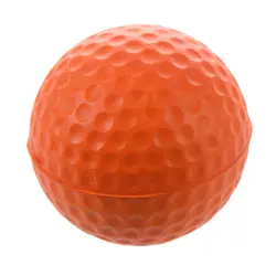 Мяч для гольфа из искусственной кожи Golf Training мягкие пенные шарики тренировочный мяч-оранжевый