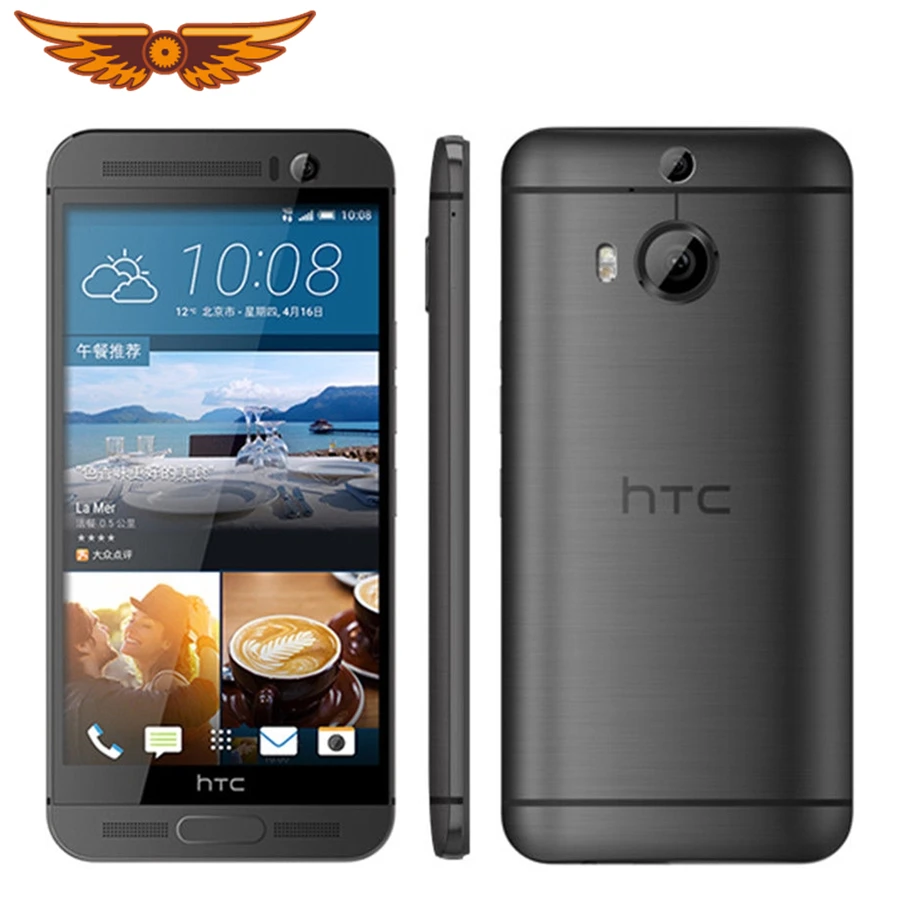 Разблокированный htc One M9 Plus, 5,2 дюймов, Восьмиядерный, 32 Гб ПЗУ, 3 ГБ ОЗУ, 2,2 МП, LTE, 2560 ГГц, 1440 x, сенсорный экран для телефона