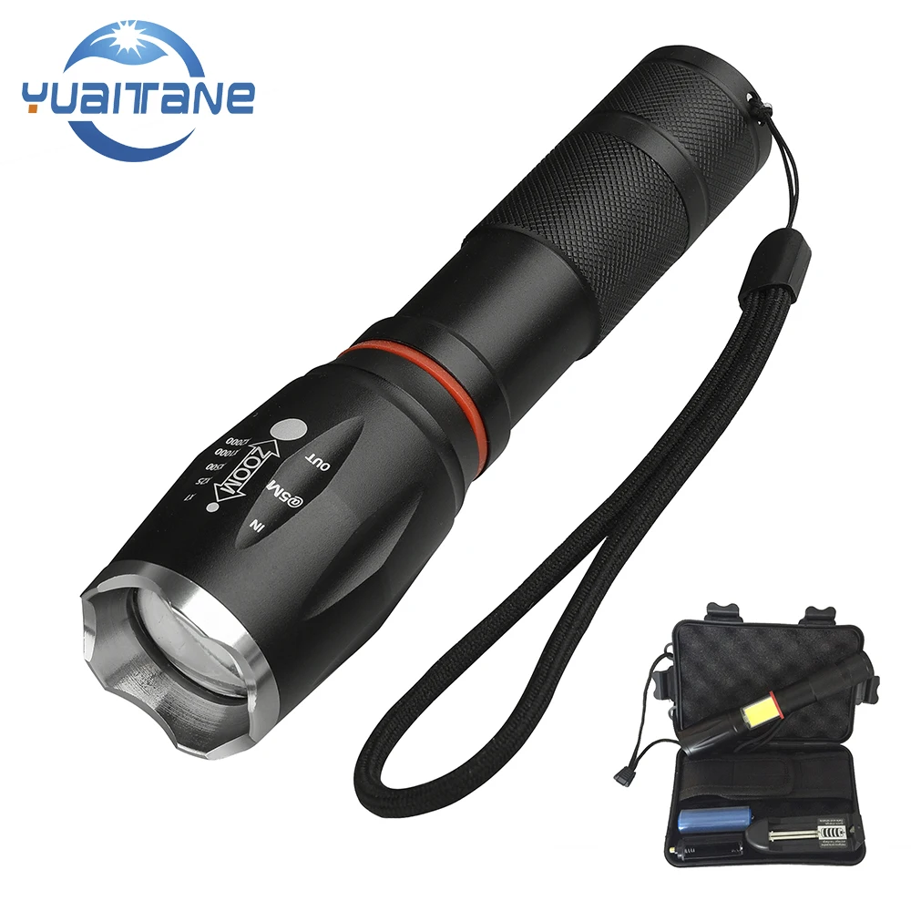 A100 upgrade COB Led flashlight 10000lums tactical L2 T6 Lanterna torch