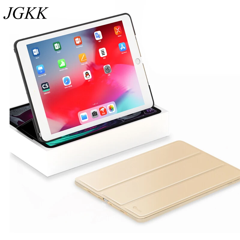 

JKGG For iPad Mini 5 Case Silicone Soft Back PU Leather Smart Cover Case for Apple iPad Mini 5 with Auto Wake Sleep Function
