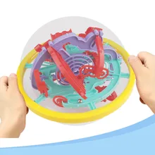 Yuxin лабиринт шар 100 сложные барьеры интеллект 3D головоломка шар лабиринт сфера шар игрушки игра головоломка подарки для детей