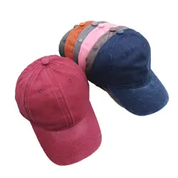 Регулируемый бейсболки женские Повседневное Unisex Snapback джинсовые кепки Для мужчин Женские Простые однотонные Harajuku корейский шляпы на