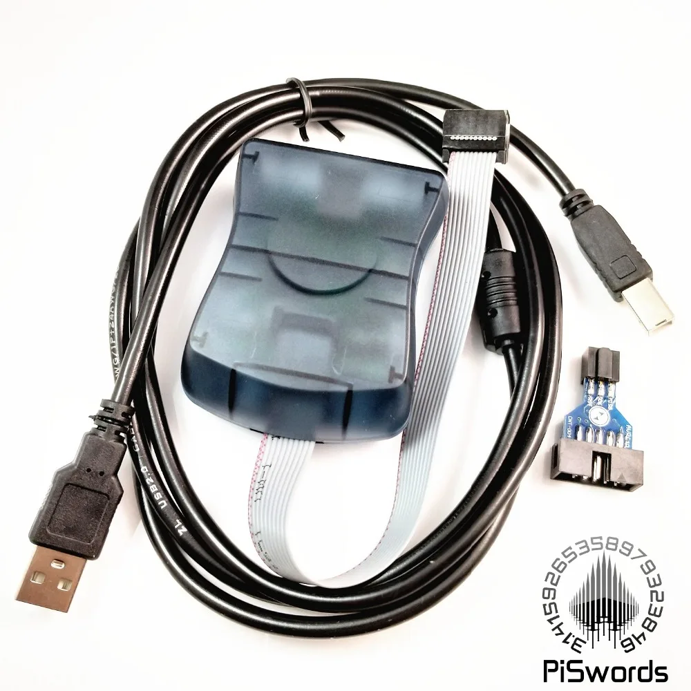 Atmel AT AVRISP mkII XPII AVR ISP mk2 USB MKII In System программатор поддерживает Studio 4 & 5 6 7|Аксессуары