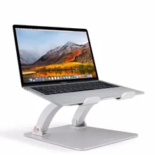 Aluminum Alloy Laptop Cooling Stand Fold Free Lift Bracket Adjustable Notebook Holder for 11-17 Inch MacBook Levono Dell Acer