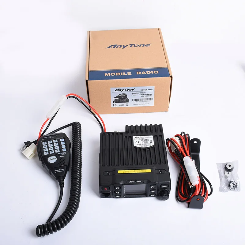 Двухдиапазонный приемопередатчик AnyTone подходит для мобильного радио VHF/UHF