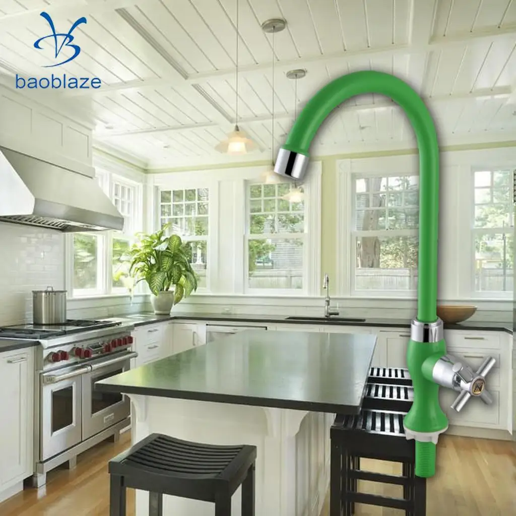 

Deck Mounted 360 Degree Rotated Cold Water Kitchen Faucet Laundry Basin Faucet Tap