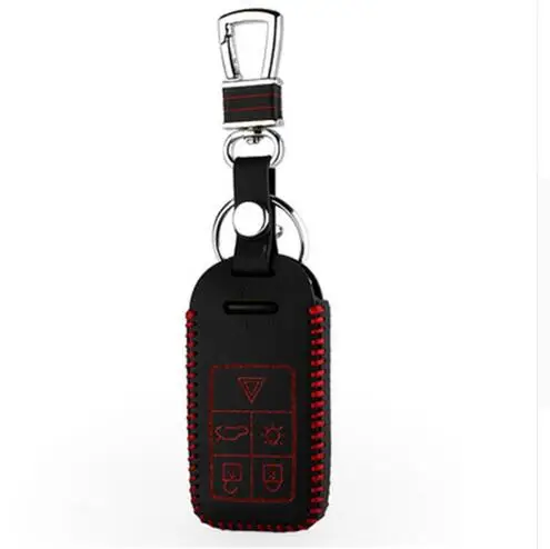 Новое высокое качество кожа Smart Remote key чехол держатель для Volvo XC60