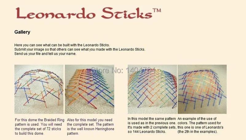 NIDALE модель Леонардо палочки да Винчи структура теория традиционные игрушки-пазлы 72 шт./компл. палочки