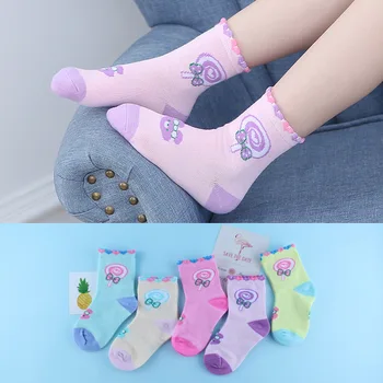 

1PC Children Socks, Fashion Socks, Autumn And Winter New Baby Socks, Lollipop, Cartoon Girl Socks.