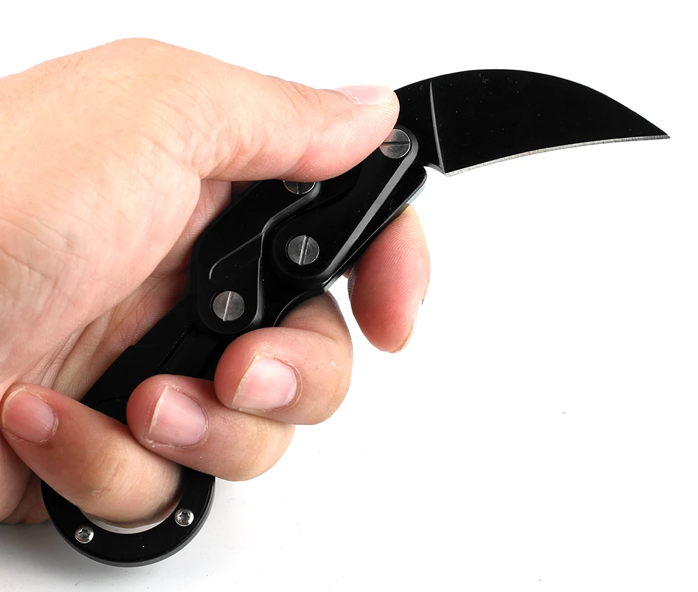 KKWOLF механический складной нож-коготь черный Открытый тактический боевой инструмент CS GO счетчик Страйк hawkbill karambit шейный нож