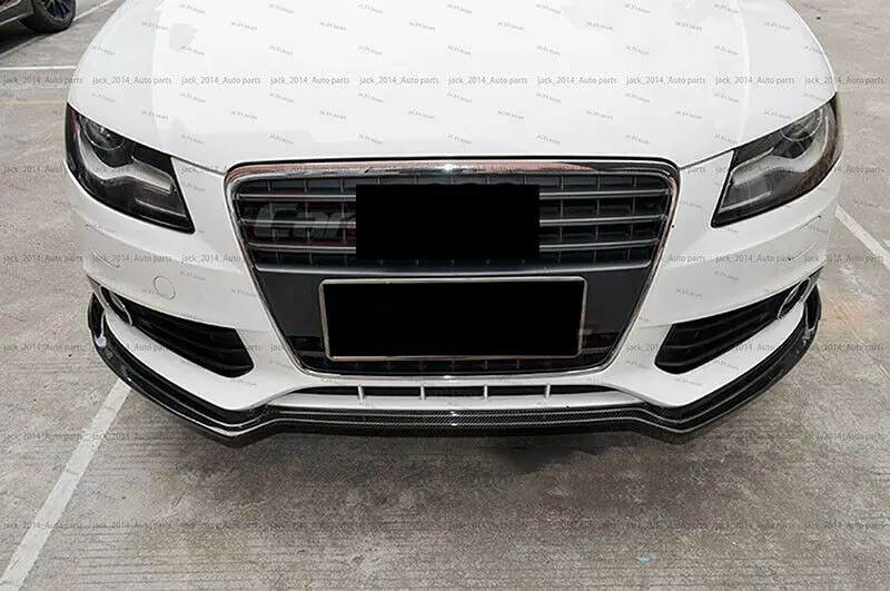 Бампер передний из настоящего углеродного волокна подходит для Audi A4 B8 Sedan 2009 2010 2011