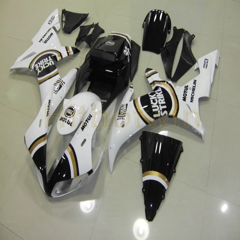 Болты+ Заказной синий белый ABS пластиковый комплект для мотоцикла для Yamaha YZF-R1 2002-2003 YZFR1 02-03 Обтекатели M2 - Цвет: I