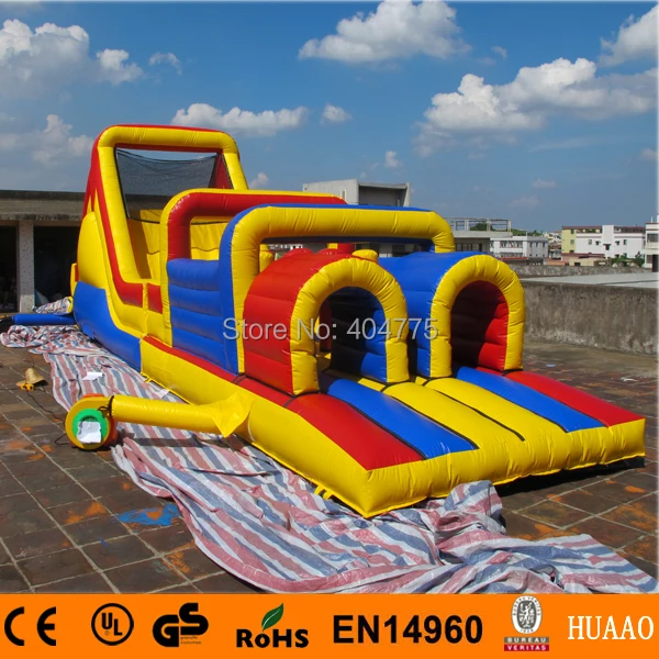 

Commercial Inflatable Obstacle Course with Slide with CE blower