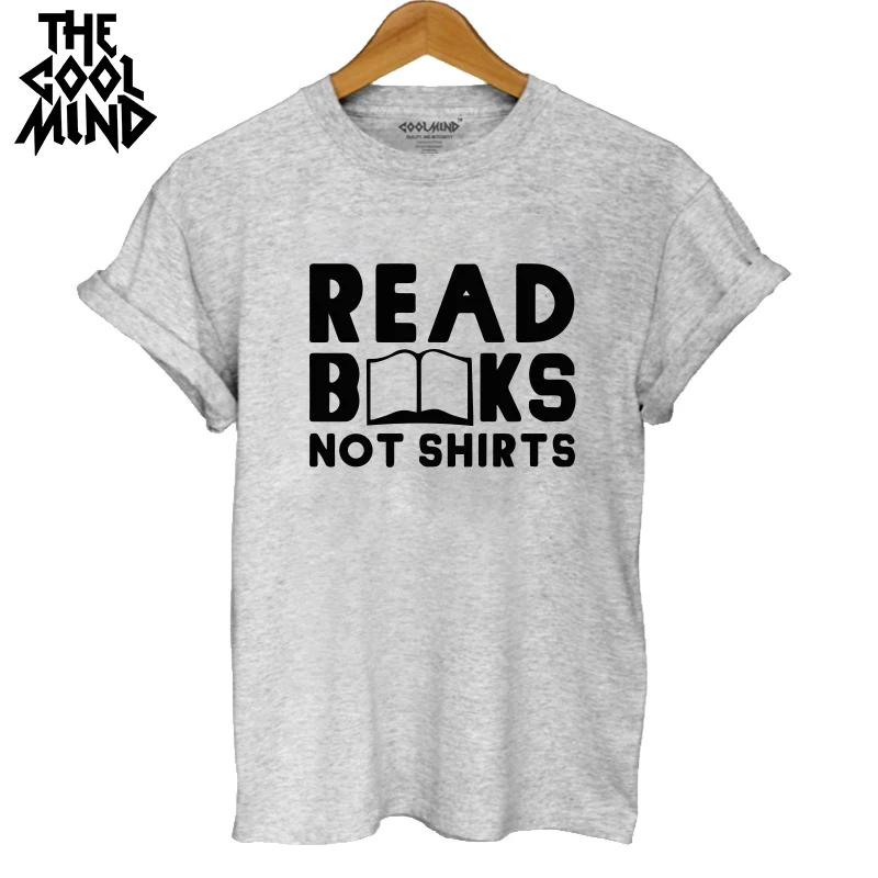 

COOLMIND QI0126B 100% cotton summer funny t shirt women short sleeve cool tshirt for girls o-neck loose t-shirt tee shirts