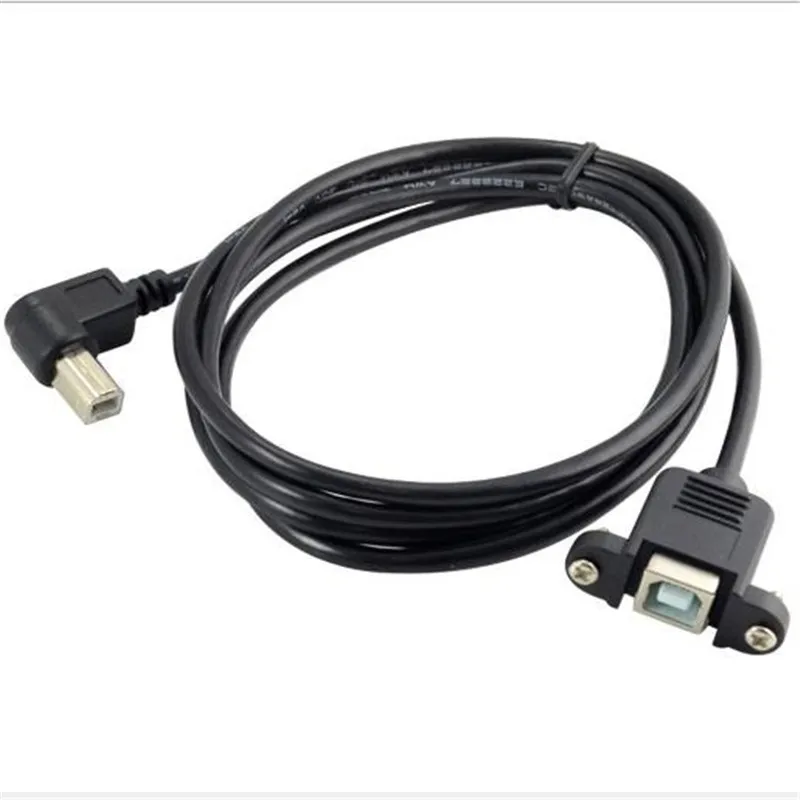 

0.5M 1M elbow USB-B extension cable USB print port extension cable Print extension cable male to female panel line