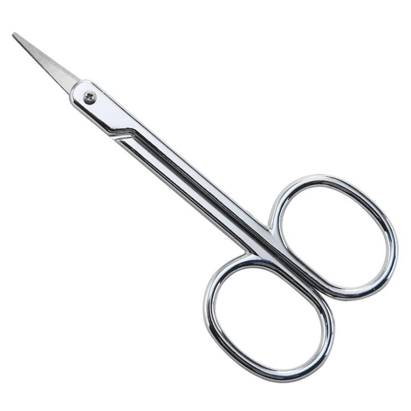 

Stainless Steel Nail Art Decor Tools Curved Blades Scissors1PC Nail Scissors For Dead Skin Pusher Remover