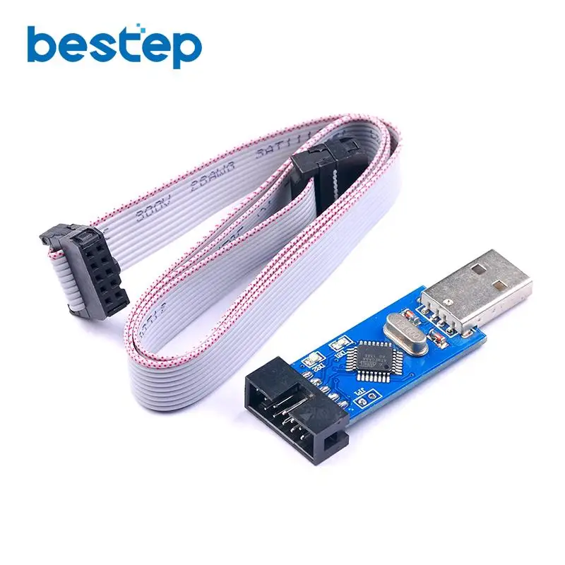 

USBASP USBISP AVR Programmer USB ATMEGA8 ATMEGA128 Support Win7 64K