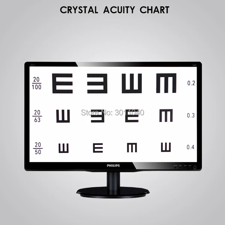  21.5TFT LED Liquid Crystal Visual Acuity Chart Projector Computer Eye Chart Optical Instruments opt