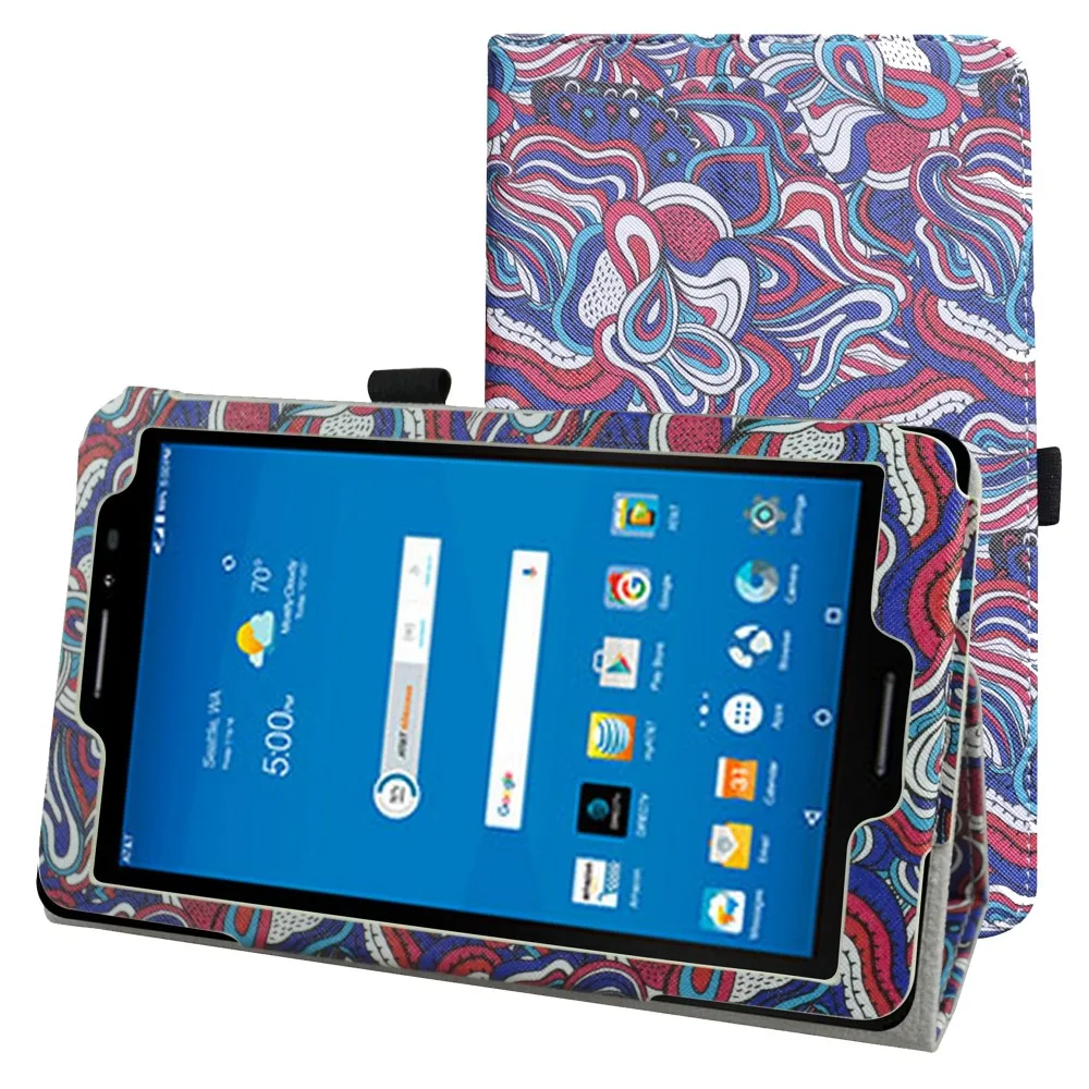 New Folio Stand Cover Flip PU Leather Shockproof  Case For 8"AT&T Trek 2 HD 6461A  /ZTE  K88/Zpad 8 k81 tablet keyboards