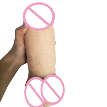 AMABOOM 25*8CM Huge Thick Realistic Anal Dildo with Suction Cup Super Big Dick Dong Giant Penis Adult Sex Toys For Women 3
