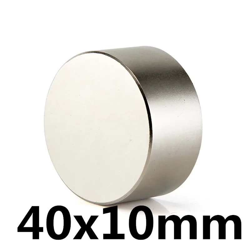 

1pcs 40x10mm Mini Round Disc Magnets Rare Earth Magnet Super Strong Magnetic Neodymium Magnets