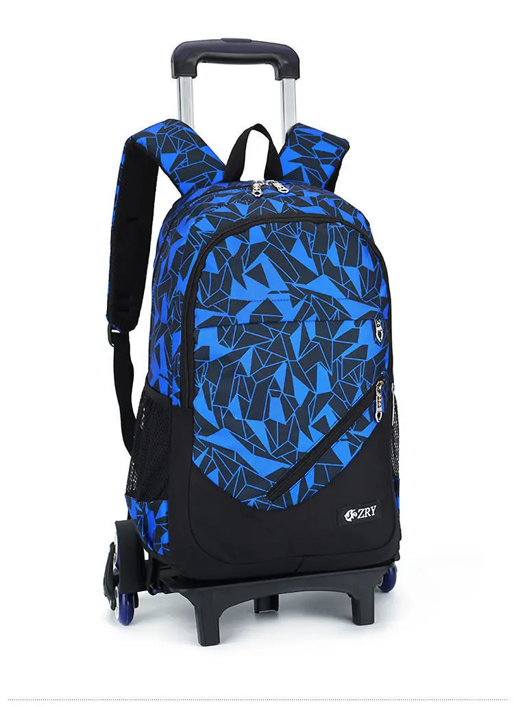 Рюкзак последние съемные детские школьные сумки с 2/6 колесами лестницы для мальчиков и девочек школьный ранец на колесиках багажные сумки для книг Детская сумка