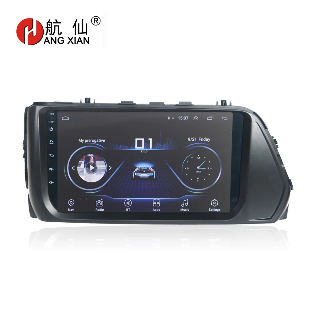 HANG XIAN " четырехъядерный Android 8,1 автомобильный радиоприемник для hyundai Verna автомобильный dvd-плеер gps навигация автомобильный мультимедийный