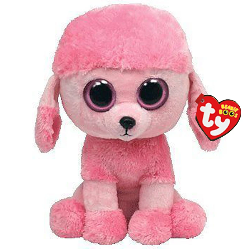 

Ty Beanie Princess the Pink Poodle Dog Plush Toy 15cm