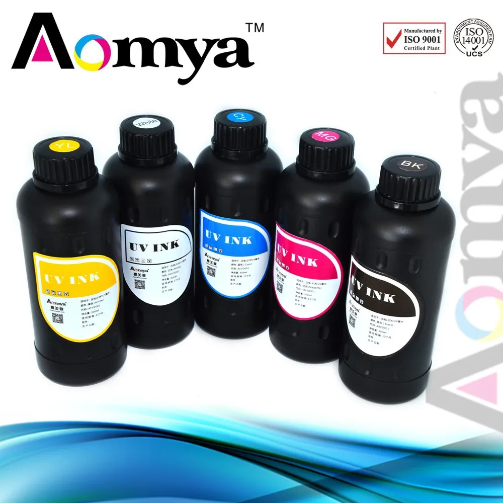 Aomya УФ чернила для a3 UV планшетный Большой Формат Принтер мобильный чехол Epson DX5 DX6