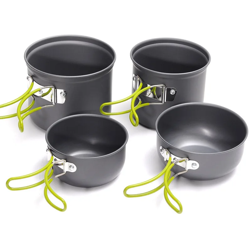 

Outdoor cookware 2-3 people set pot camping camping tableware household outdoor portable tableware