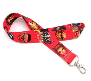 

30 pcs cartoon superheros Cello Phone Key Chain Neck Strap Keys Lanyards gift X45