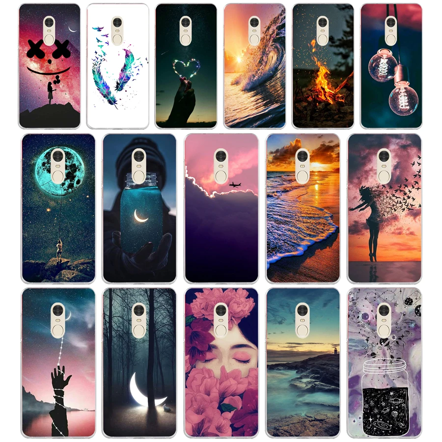 

R Silicone case For Coque Xiaomi Redmi 5 plus Case Back Cover For Xiaomi Redmi 5 plus Phone Cases