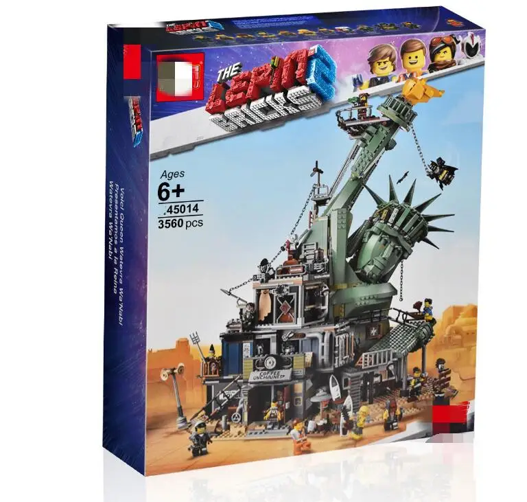 

45014 Movie Seies The Statue of Liberty Welcome to Apocalypseburg Building Block Bricks Compatible with 70840 Movie 2