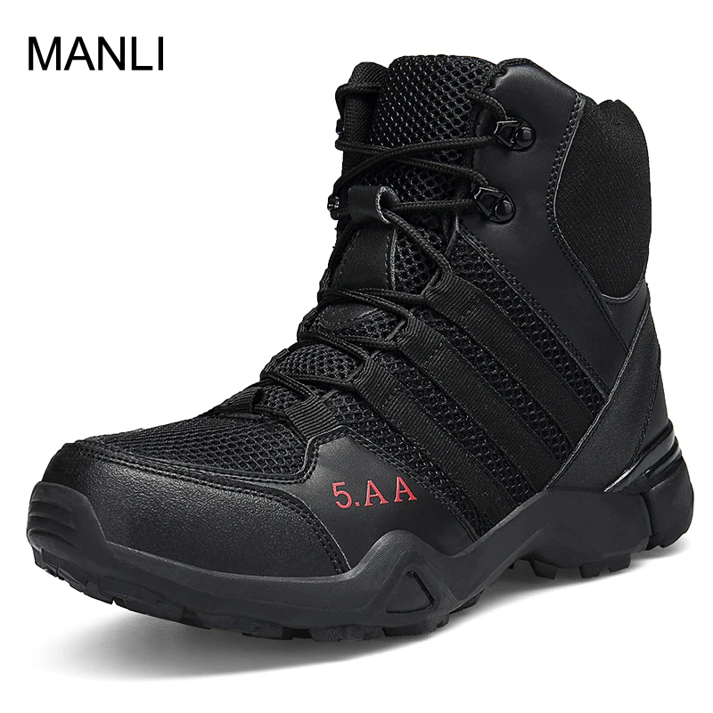

Winter/Autumn Men Hiking Shoes Brand Military Leather Boots Special Force Tactical Desert Combat Boats Outdoor Shoes Snow Boots