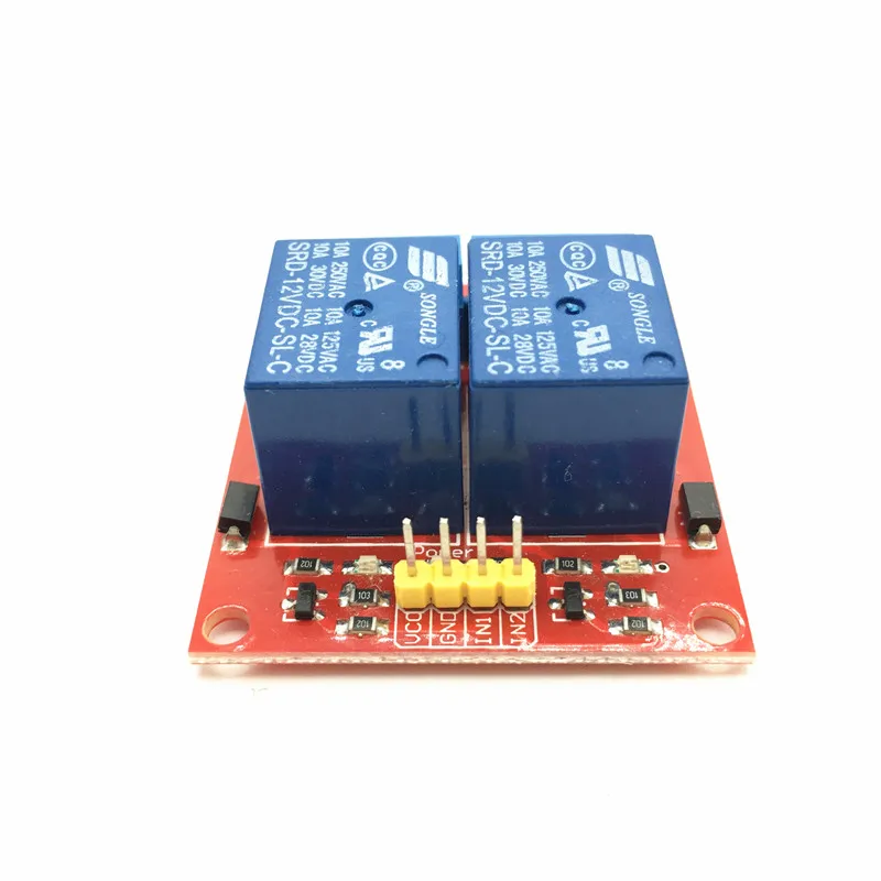 2 Channel 12V DC Relay Module Relay Expansion board 12V low level