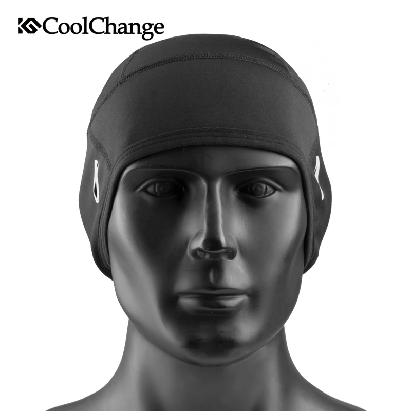 CoolChange Winter Cycling Cap Windproof Thermal Fleece Bike Winter Caps