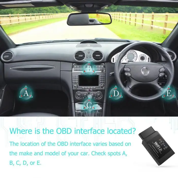 Новый OBD2 сканер ELM327 WI-FI автомобиля диагностический тестер Двигатели для автомобиля проверки код читателя для IOS Android Оконные рамы Системы