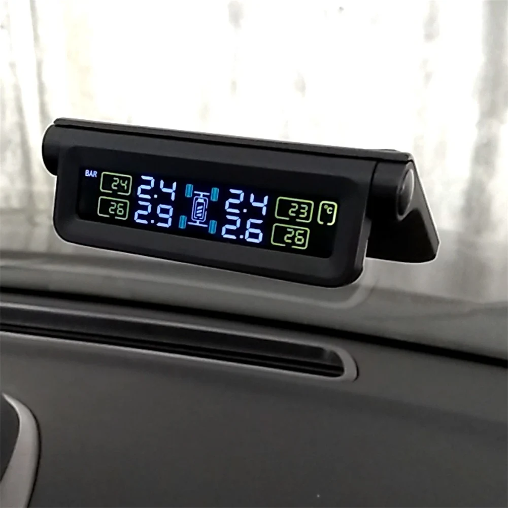 Автомобиль TPMS шин Давление мониторинга Системы TPMS солнечной энергии два Питание TFT Дисплей шины Автоматическая сигнализация Системы